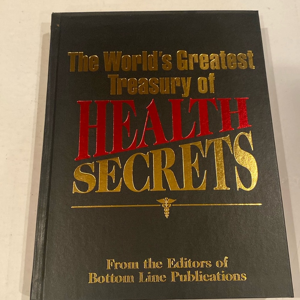 “The World’s Greatest Treasury of Health Secrets,” oversized hardcover
